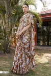 Victorious By Vallabhi Printed Moss Georgette Sarees Wholesale Shop In Surat